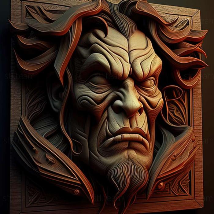 3D модель Гра Warcraft III Reign of Chaos (STL)